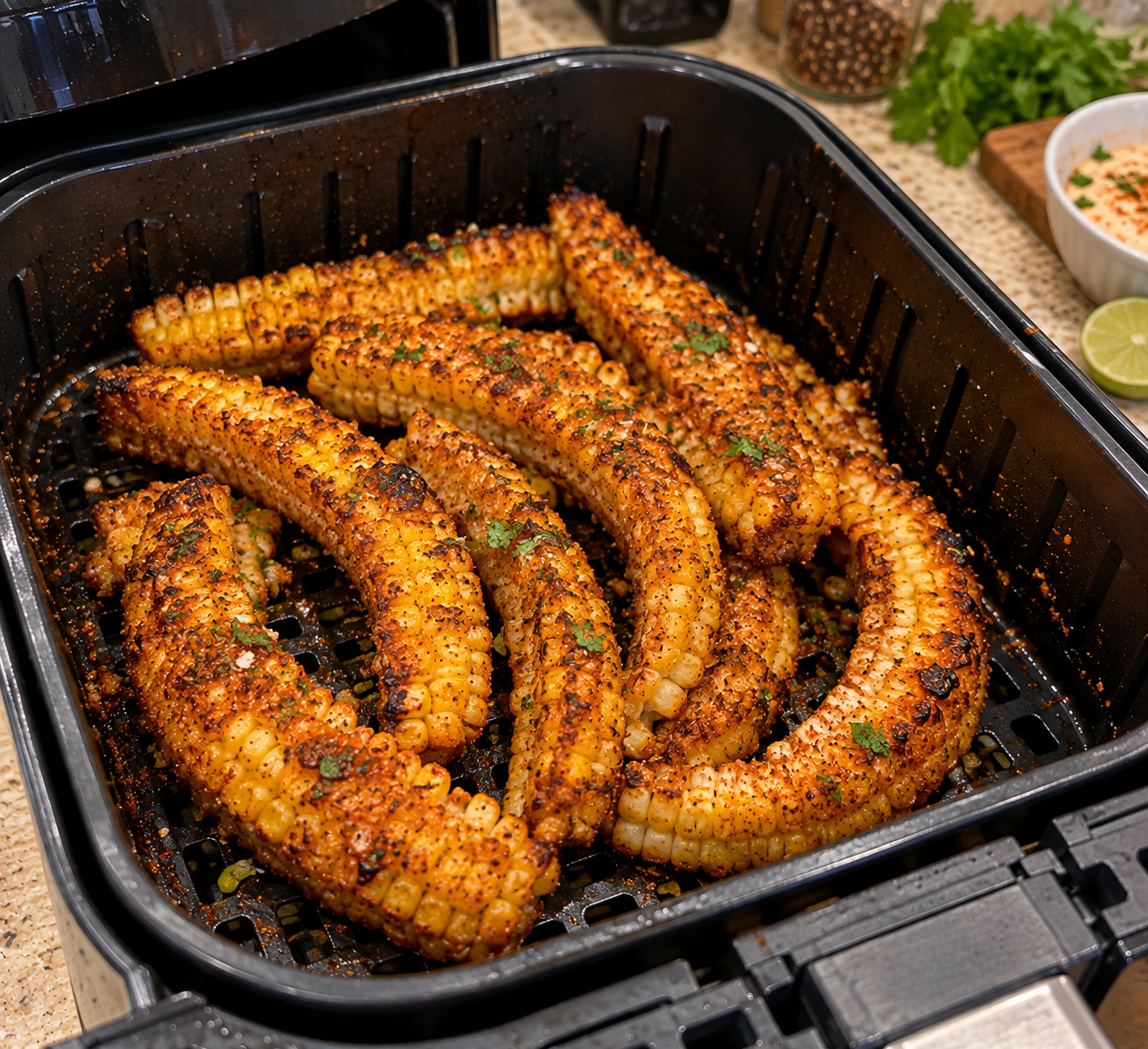 Air Fryer Corn Ribs Recipe