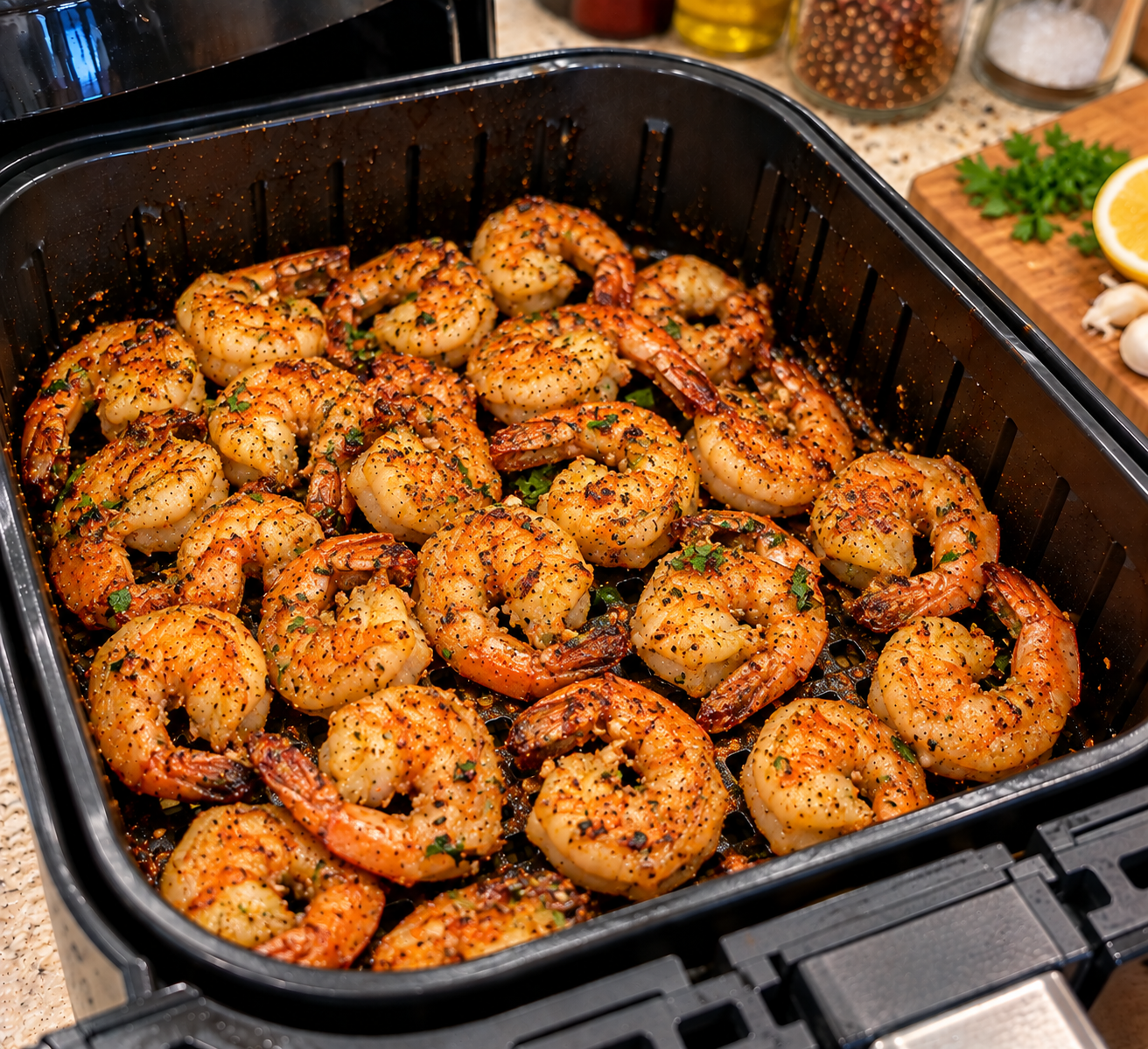 Air Fryer Shrimp (No Breading) – Easy, Healthy, and Flavorful Shrimp Recipe