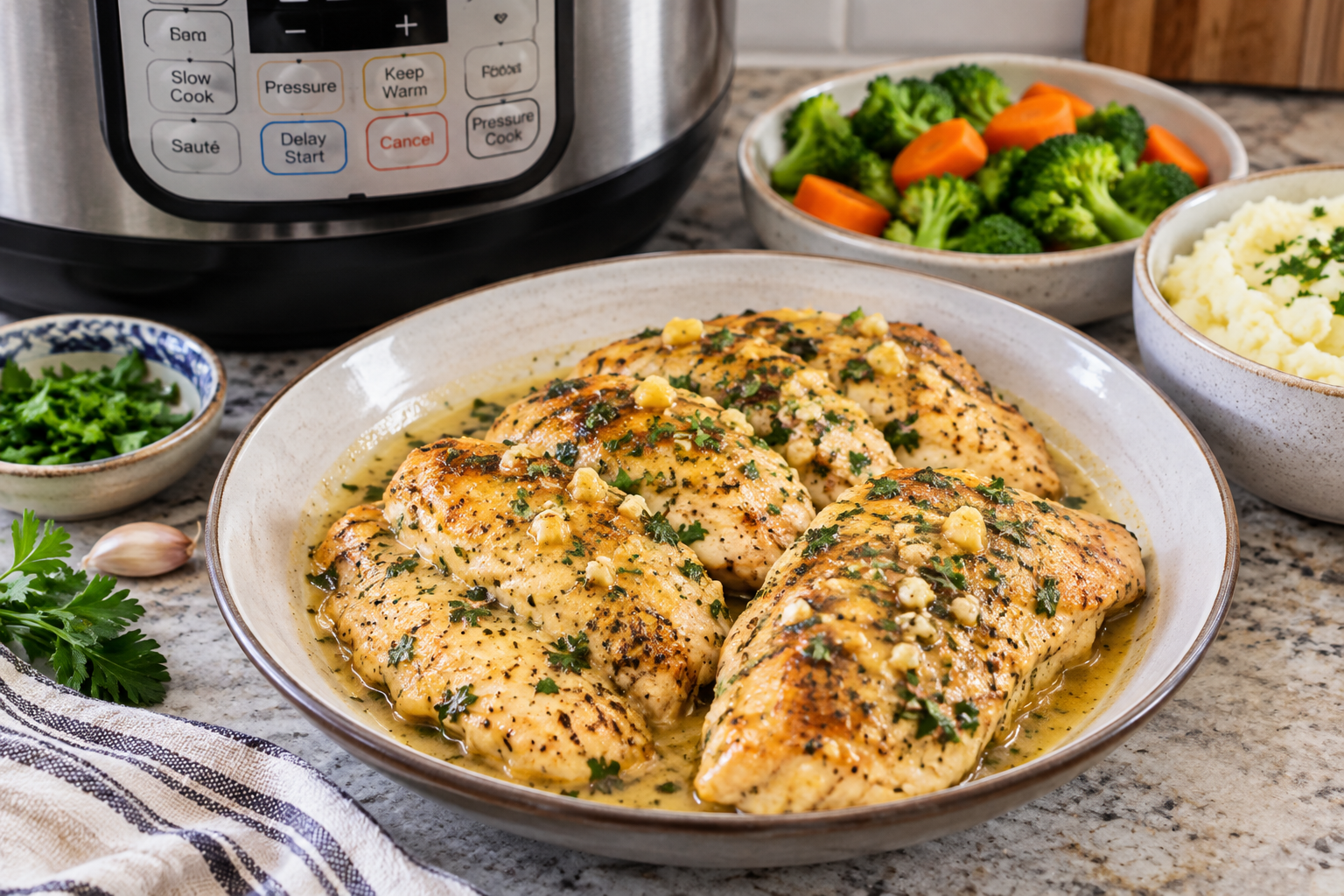 Instant Pot Garlic Butter Chicken
