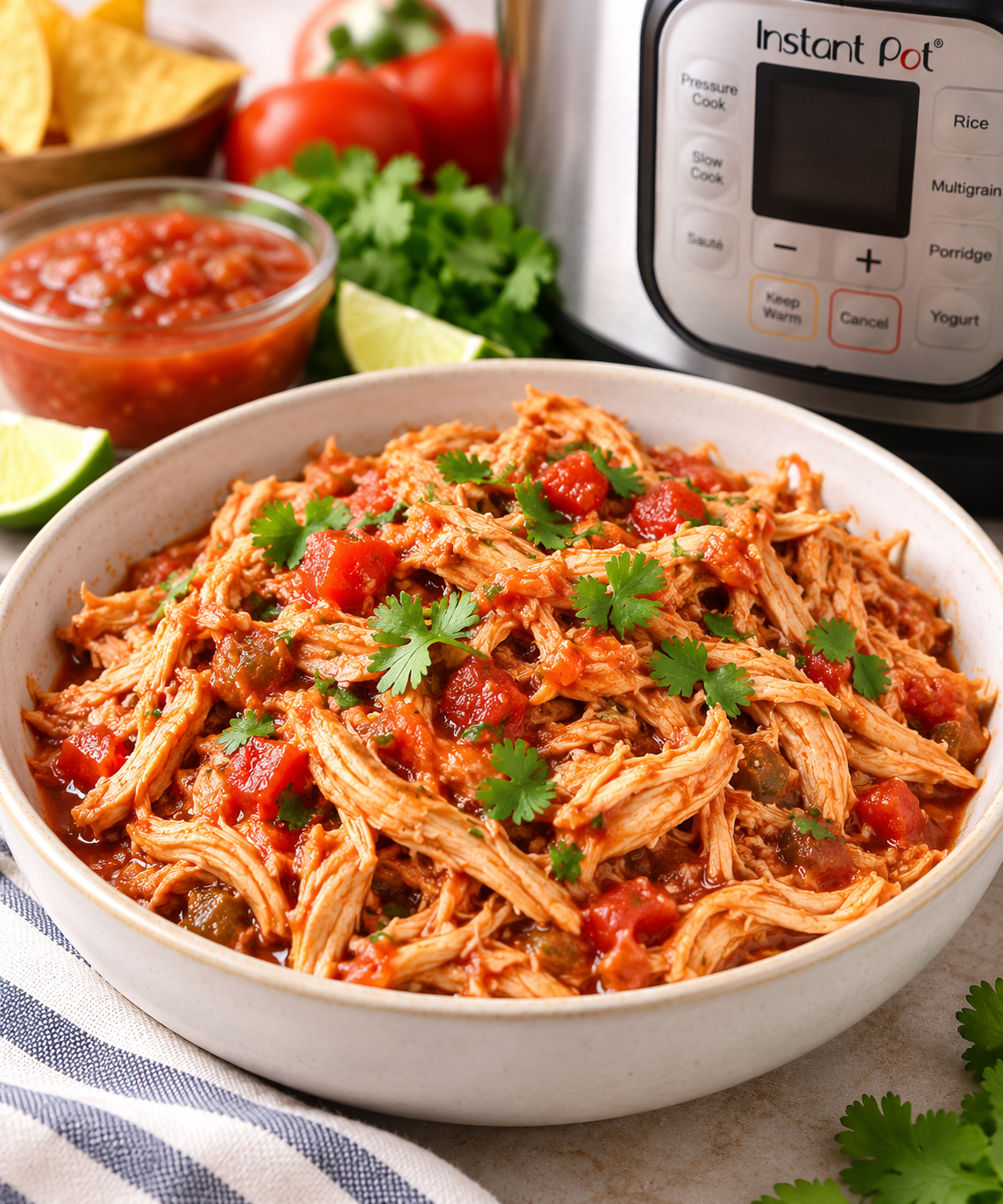 Instant Pot Salsa Chicken