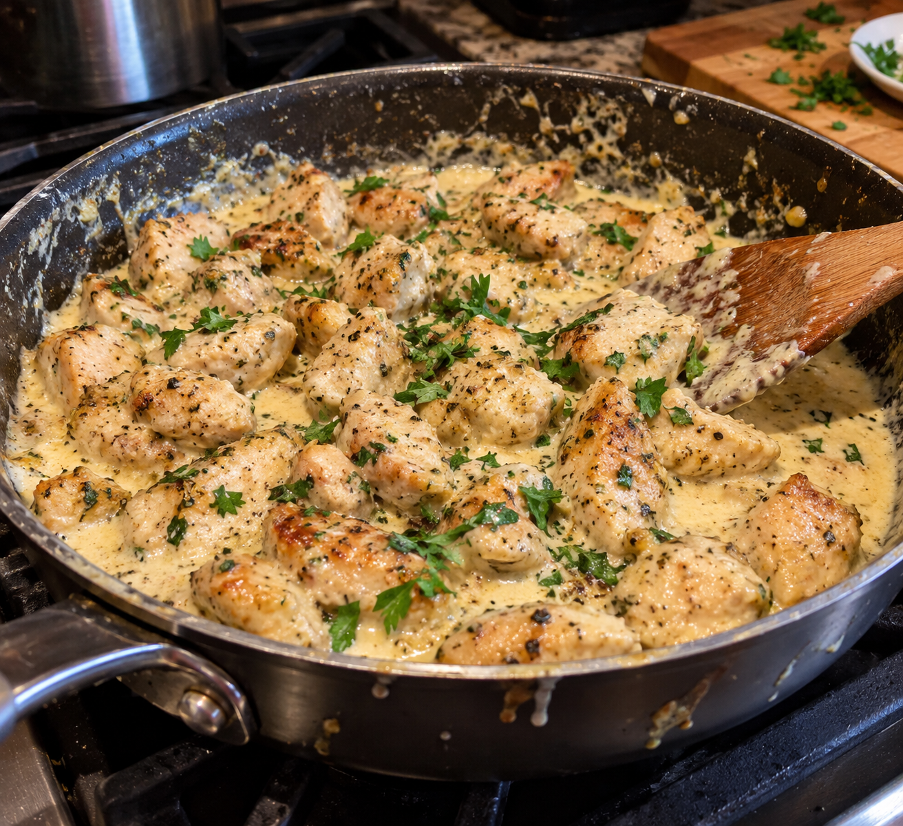 Keto Chicken Alfredo Recipe – Easy One-Skillet Dinner