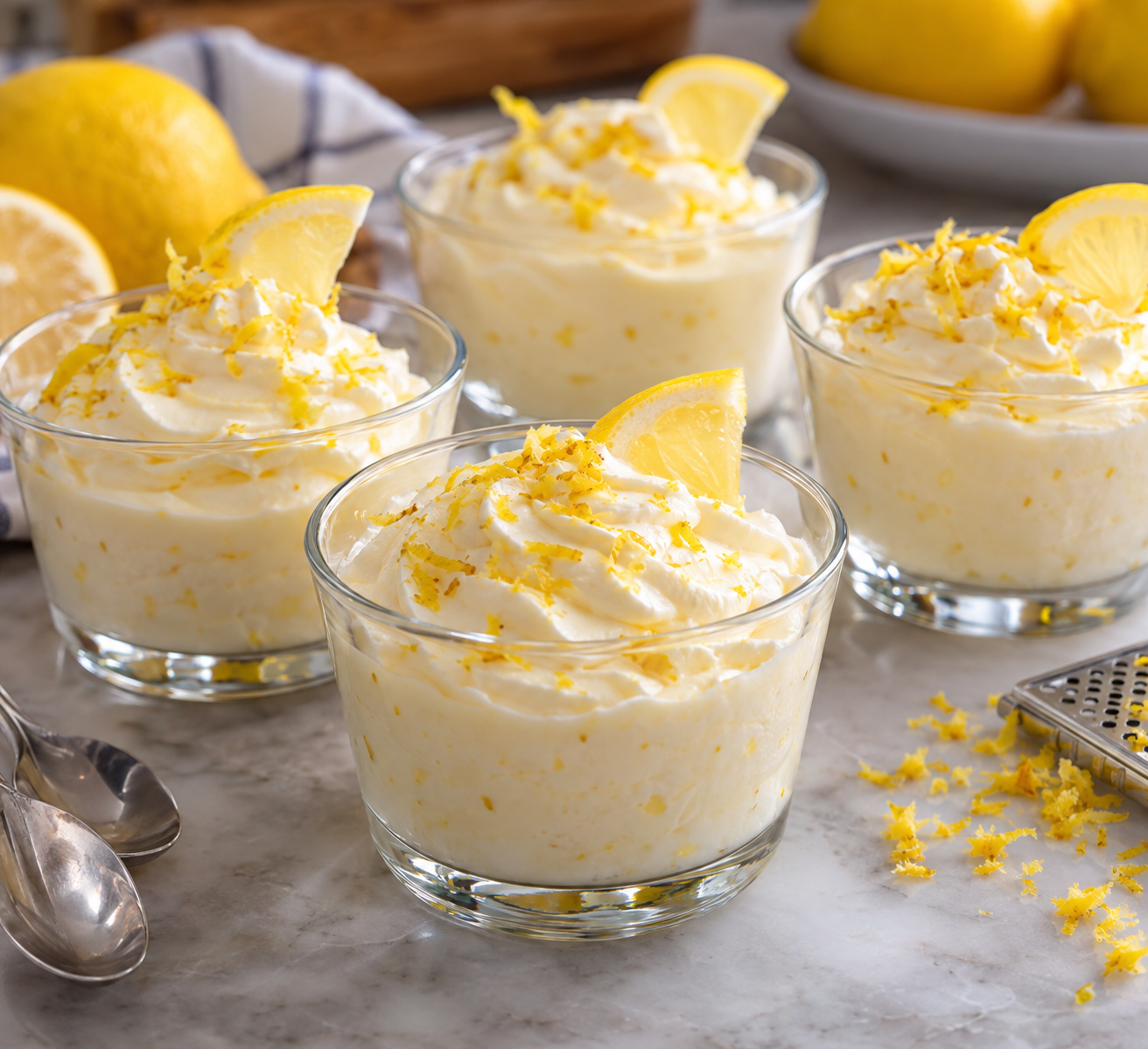Keto Creamy Lemon Cheesecake Mousse